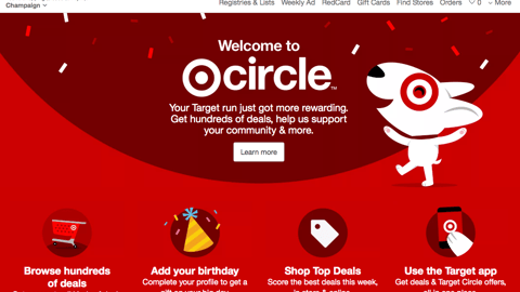 Target Circle Leaderboard Ad