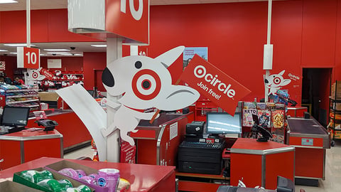 Target Circle Checkout Signs