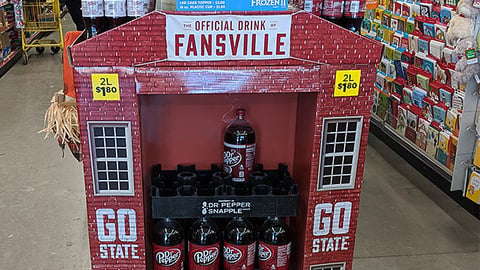 Dr Pepper Dollar General Floorstand