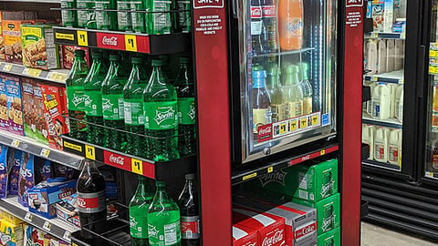 Coca-Cola Dollar General 'Share the Magic' Endcap