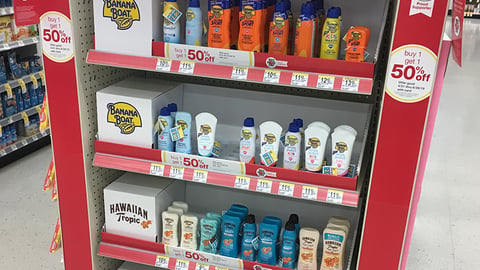 Walgreens Edgewell 'Red Nose Day' Endcap