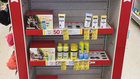 Walgreens J&J 'Red Nose Day' Endcap