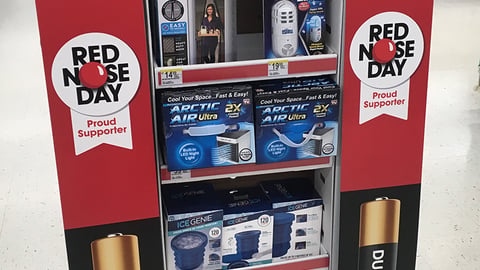 Walgreens Duracell 'Red Nose Day' Side Panels