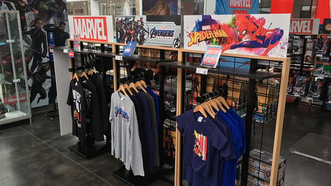 Presented by Amazon Marvel Apparel Rack