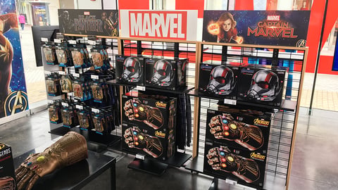 Presented by Amazon Marvel Toy Rack