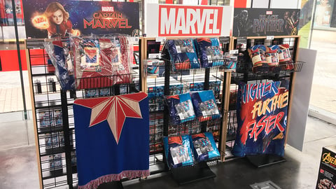Presented by Amazon Marvel Blanket Rack