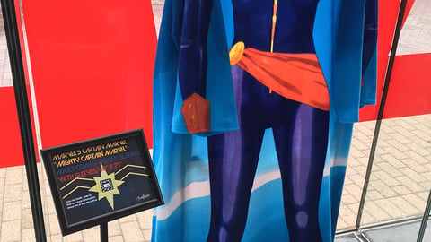 Presented by Amazon Marvel Blanket Display