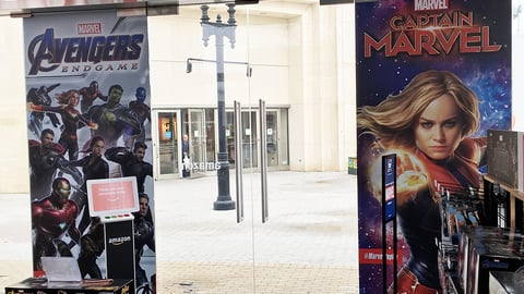 Presented by Amazon Marvel Entryway Posters
