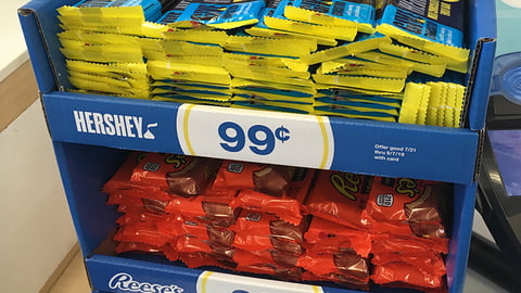Hershey Walgreens 'Give Education' Counter Display