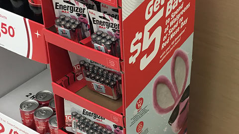 Energizer Walgreens Floorstand