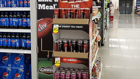 Coke Energy Floorstand