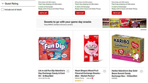 Mars 'Game Day Snacks' Display Ad