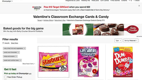 Betty Crocker 'Big Game' Display Ad