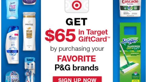 P&G Target 'Limited Time Offer' Email