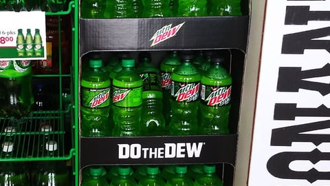 Mtn Dew Zero Sugar Dollar General Floorstand
