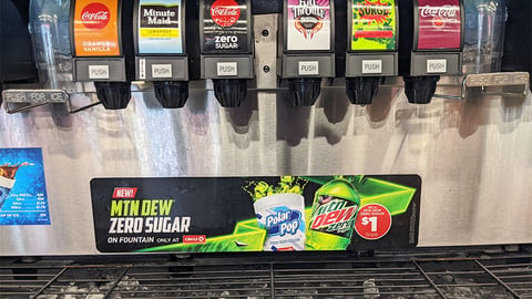 Mtn Dew Zero Sugar Circle K Cling