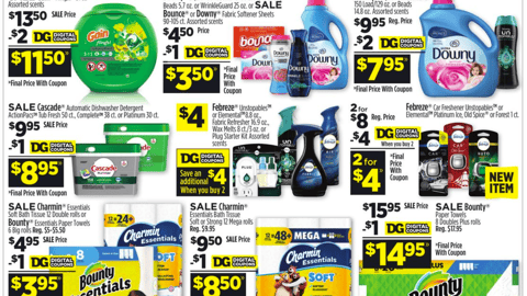 Dollar General P&G Digital Coupons Feature