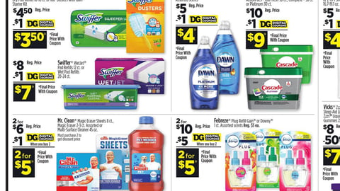 Dollar General P&G 'Save $5' Features