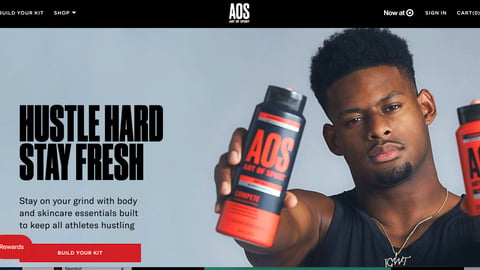 Art of Sport Target Home Page Tab