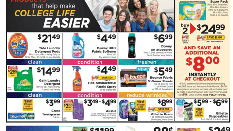 ShopRite P&G 'College Life' Feature