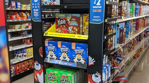 Kellogg 'Breakfast Shop' Endcap