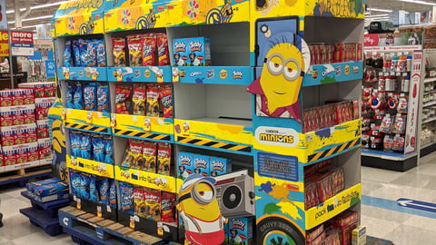 Mondelez 'Minions' Bus Pallet
