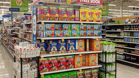 Kellogg 'Feeding Reading' Endcap