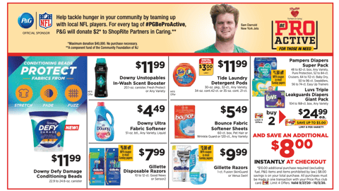 ShopRite P&G 'Be Proactive' Feature