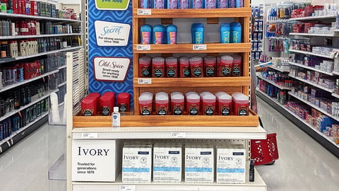Target P&G 'Throwbacks You Love' Endcap