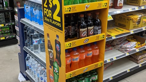 Keurig Dr Pepper Dollar General 'Your Favorite Flavors' Floorstand