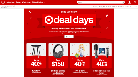 Target 'Deal Days' Sale