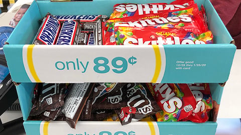 Mars 'Win Tickets' Walgreens Counter Display