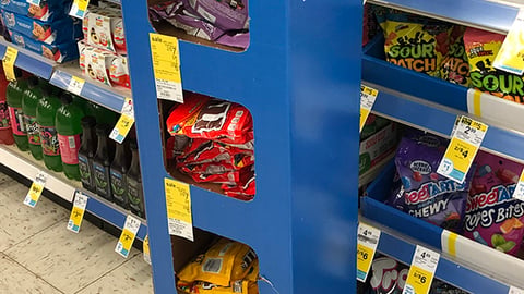 M&M's Walgreens WE Teachers Floorstand