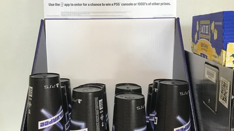 Slurpee PlayStation 'Level Up Your Game' Countertop Display