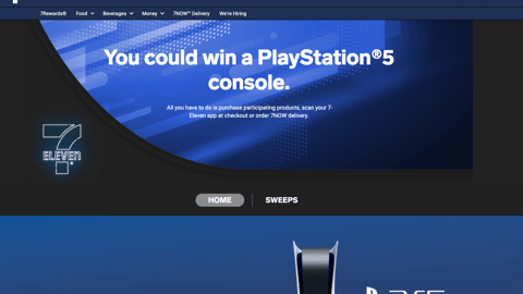 7-Eleven PlayStation 'Get What You Crave' Page