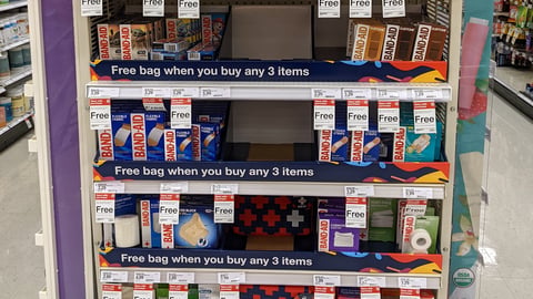 J&J Target First-Aid Bag Promotion