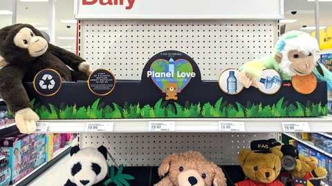 FAO Schwarz 'Planet Love' Target Shelf Trays