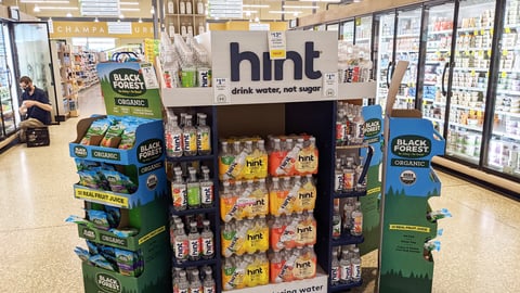 Hint 'Drink Water, Not Sugar' Floorstand