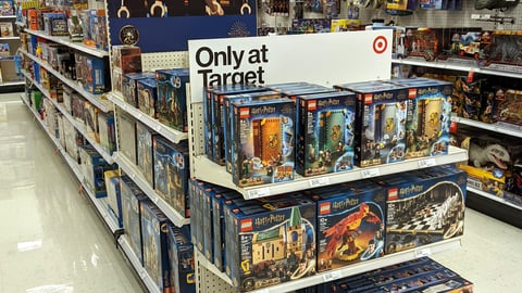 Lego Harry Potter Target Endcap