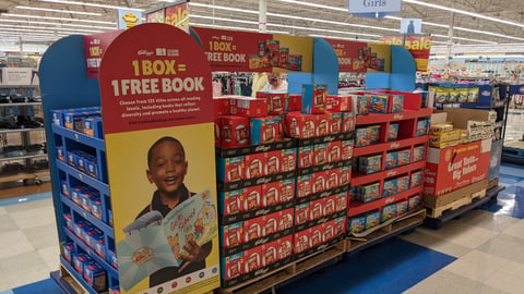 Kellogg '1 Box = 1 Free Book' Pallet Train
