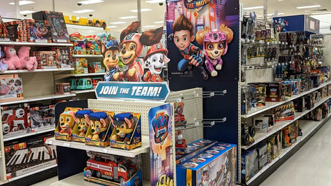 Paw Patrol Target 'Join the Team' Endcap Display