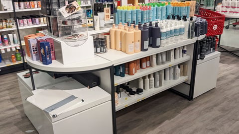Target Hair Care Table Display