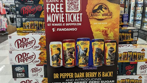 Dr Pepper Meijer 'Jurassic World: Dominion' Pallet Display