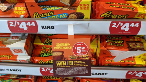 Reese's Circle K 'Hershey Experience' Wobbler