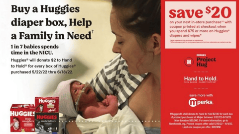 Meijer Huggies 'Help a Family in Need' Feature