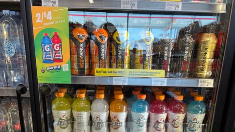 Gatorade 7-Eleven 'Brainfreeze Season' Cooler Cling
