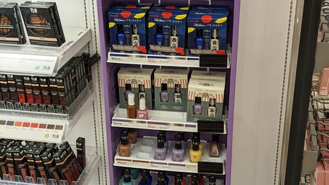 Sally Hansen x Friends Target In-Aisle Display