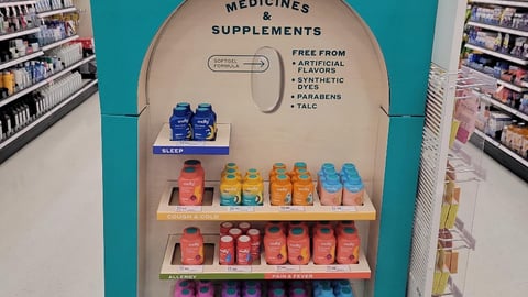 Welly Target 'Medicines & Supplements' Endcap Display 