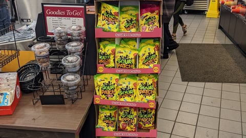 Sour Patch Kids 'New at Circle K' Floorstand