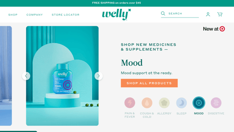 Welly Target 'Medicines & Supplements' Carousel Ad